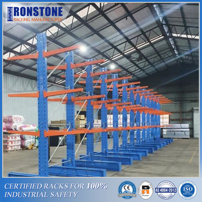 جودة  Industrial Customized Anti-Rust Cantilever Racking System For Storing  Bulky Materials مصنع