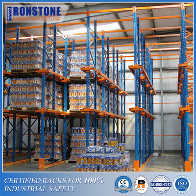 جودة  Cold Rolled Steel Drive-in Pallet Racking System for Compact Storage Solution مصنع
