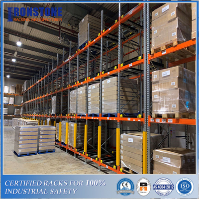 جودة  ODM Customized Gravity Push Back Steel Racking System with Intensive Storage مصنع