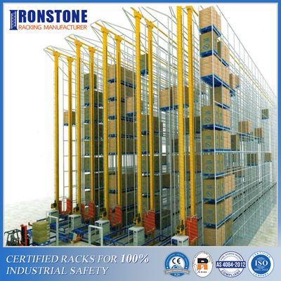 ASRS Crane Racking نظام التخزين الذكي للمستودع الذي يعمل على مدار السنة