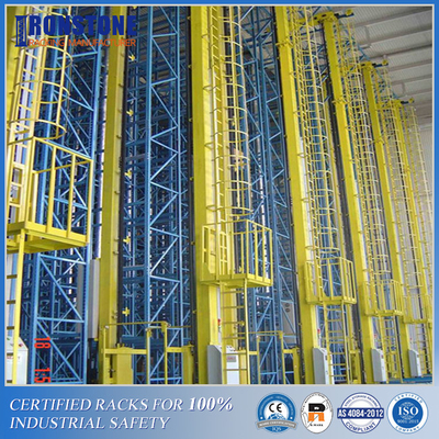 ASRS Crane Racking نظام التخزين الذكي للمستودع الذي يعمل على مدار السنة