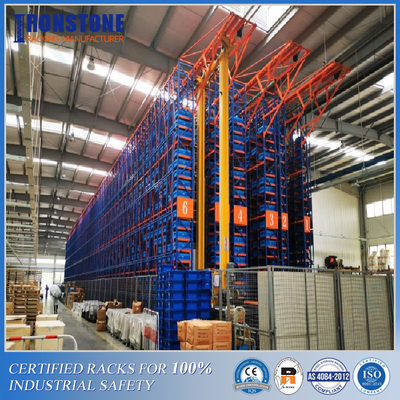 نظام أرفف ASRS مطلي بالمسحوق عالي الكفاءة لمركز الخدمات اللوجستية بسعر منخفض
