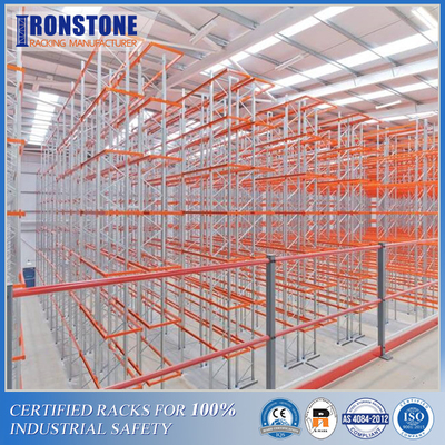 التشغيل الآمن لنظام VNA Steel Pallet Rack للتخزين عالي الكثافة